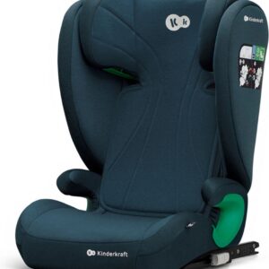 Kinderkraft JUNIOR FIX 2 I-SIZE Autostoel – 100-150 cm – Met Isofix – Groep 2/3 – Tot 12 Jaar – Blauw
