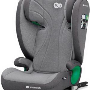 Kinderkraft JUNIOR FIX 2 I-SIZE Autostoel – 100-150 cm – Met Isofix – Groep 2/3 – Tot 12 Jaar – Grijs