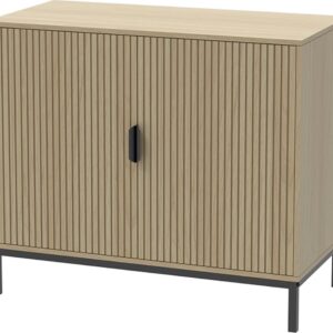 Vicco Lennox Ladekast – 80 x 45 cm met 2 deuren Eiken