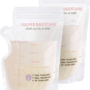 Vulpes Goods® BabyCare - Moedermelk Bewaarzakjes met Schenktuit - Extra Groot - 250 ml - 210 stuks - Borstvoeding Bewaarzakje - Borstvoeding Zakjes - BPA vrij