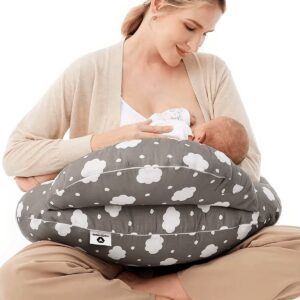 Vulpes Goods® BabyCare - Voedingskussen - Zwangerschapskussen incl. afneembare hoes - 3in1 - Uniek Design