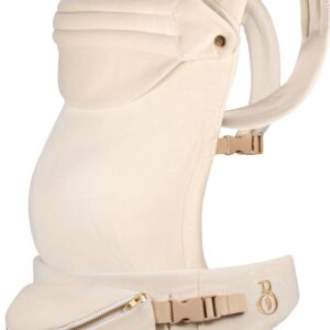 Babiem® Olivia - Draagzak - Met Bijpassend Fanny Pack - Kinderdrager - Draagzak Baby - 3 Draagposities - Tot 15 Kilo - Draagzak Peuter - Off-white